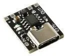 Mini TP4056 3,7V  Şarj Devresi - Korumalı Mod Type C