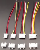 JST-XH 2.54mm  26AWG 20cm 3 pins male female