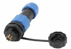 SD16 6 Pin 16mm Su Geçirmez Konnektör Takımı - Panel Tipi