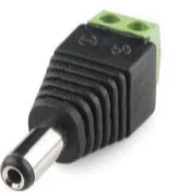 DC Barrel Jack with Terminal Input - DC Barrel to Wire Jack