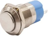12A-G1Z 12MM Metal Button with Protruding Key