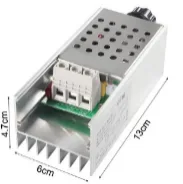 Ac 220V 10000W Motor Dimmer Hız Kontrol Kartı