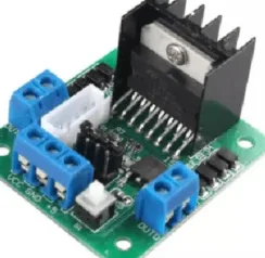 L298N Çift Motor Sürücü Kartı - Dual Motor Driver (Yeşil PCB)