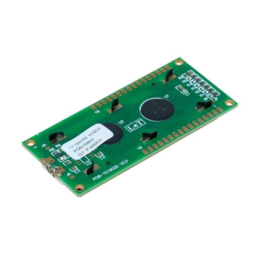 16x2 LCD SCREEN GREEN