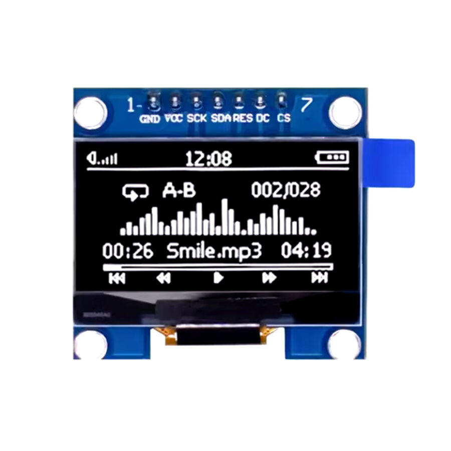 1.3 Inch oled modül  beyaz (7pin)