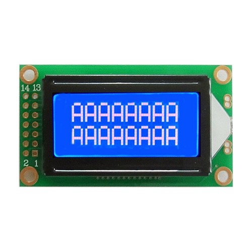 08X02 MAVİ LCD (14PİN)