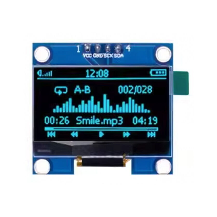 1.3 inç oled modul mavi (4 PIN)