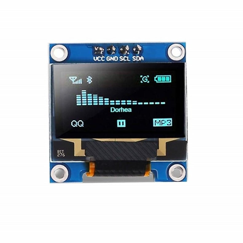 0.96 İnç I2C OLED Ekran Modülü SSD1306 (4 Pin) – Mavi