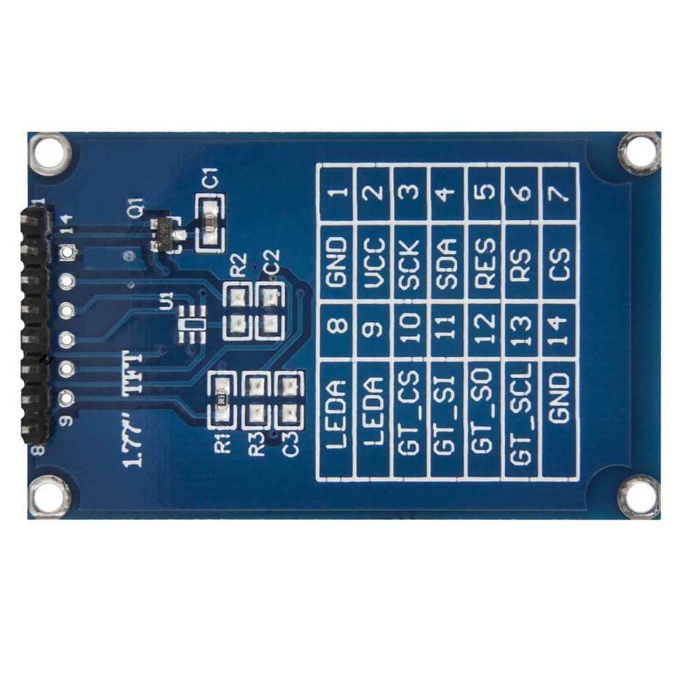 1.77" TFT LCD Ekran Modülü (ST7735)