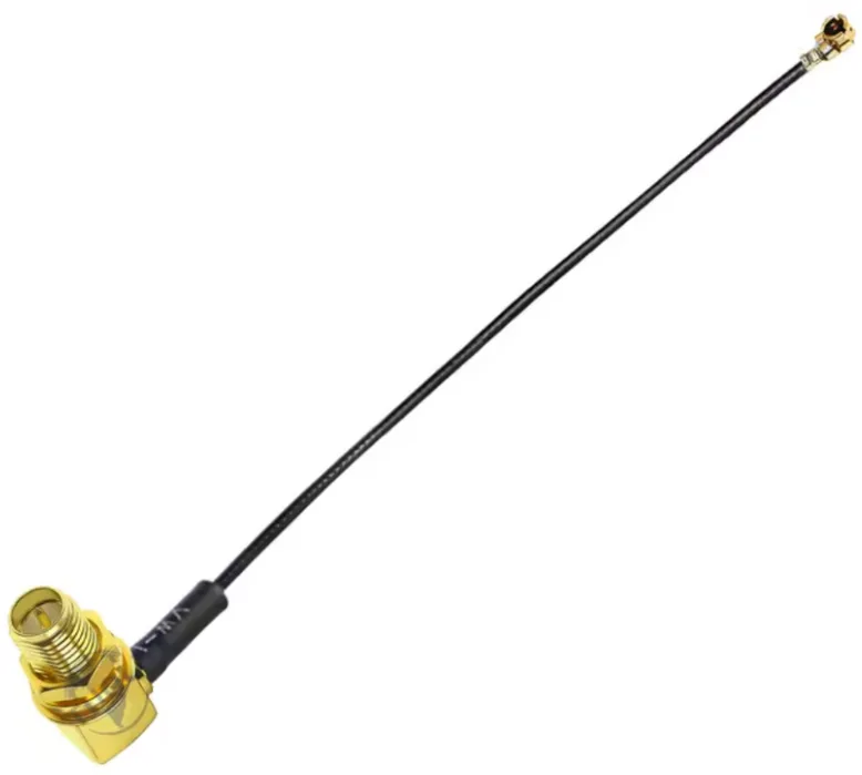 İpex RPSMA 90 Derece Dişi Kablo 50cm