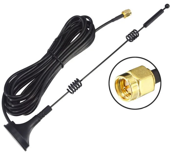 Yüksek Kazançlı 2.4G/5.8G 12dBi 26cm SMA Erkek (Male) Wifi Anten