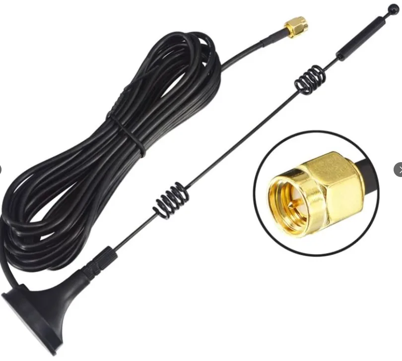 5800Mhz 12dBi 22.3cm Manyetik Taban SMA Erkek (Male) Wifi Anten