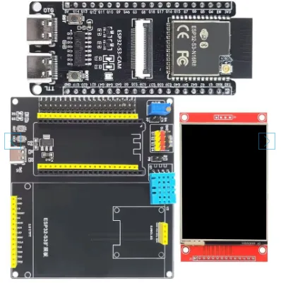 ESP32 S3 N16R8 2.8 Inch LCD'li Geliştirme Board