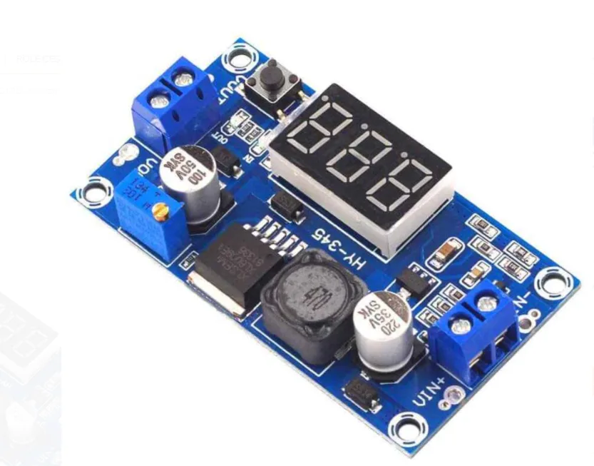 XL6009 4A DC-DC Adjustable Boost Power Module with LED Voltmeter - LM2577