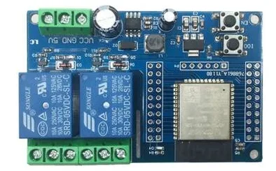 ESP32-WROOM-32E 2 Kanal Röle Modülü