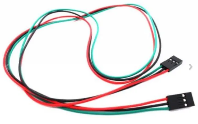 Dişi-Dişi 3 Pin 2.54 300mm Dupont Kablo