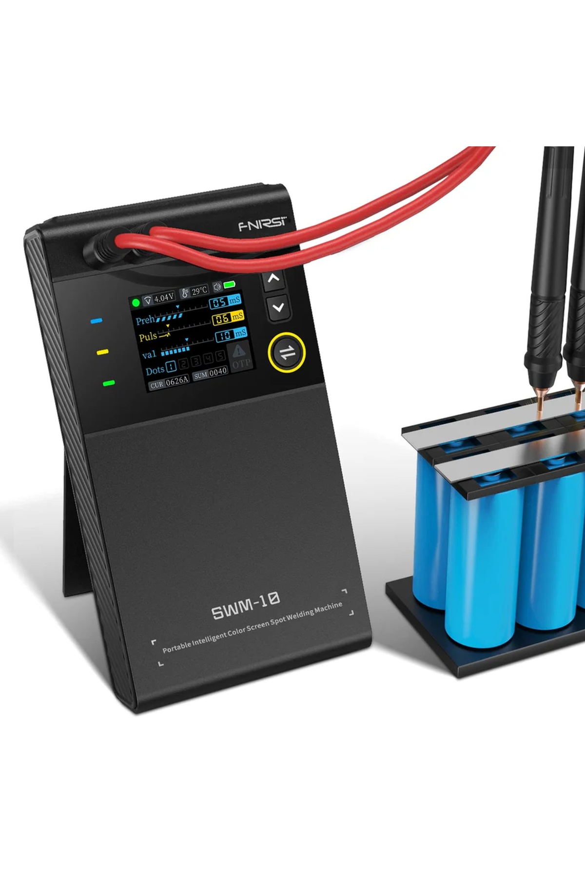 SWM-10 Taşınabilir Akıllı Renkli Ekran Nokta Pil Punta Makinesi
