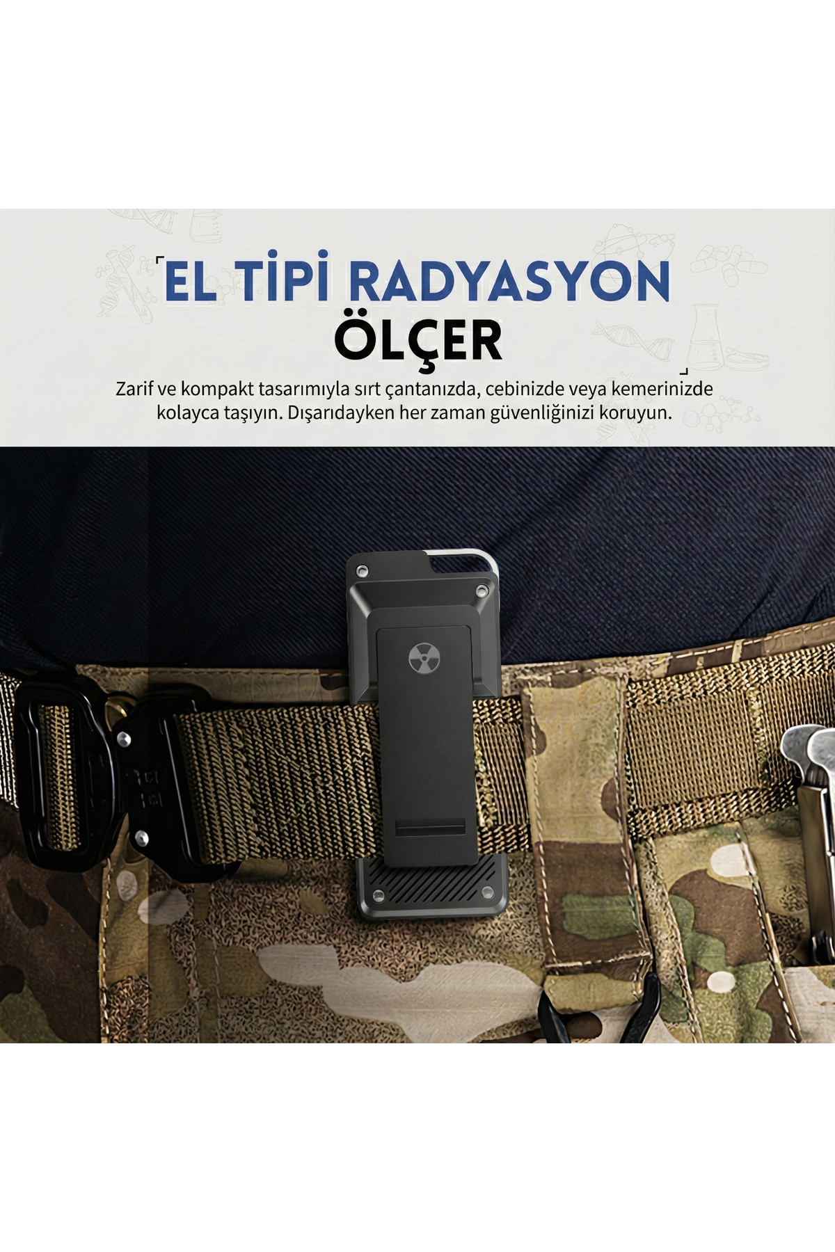 GC-02 Geiger Sayacı Nükleer Radyasyon Test Cihazı