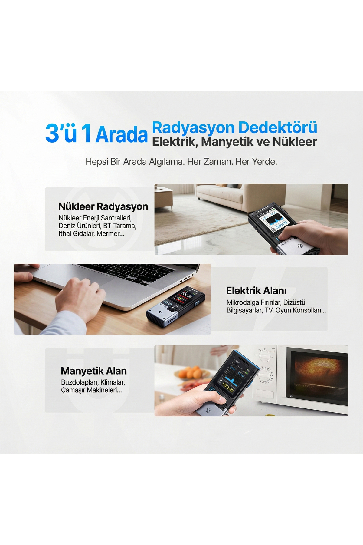 GC-03 Çok Fonksiyonlu Radyasyon Dedektörü