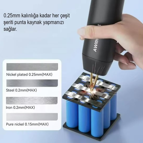 AWithZ H1 Taşınabilir 5V Punta Kaynak Makinesi