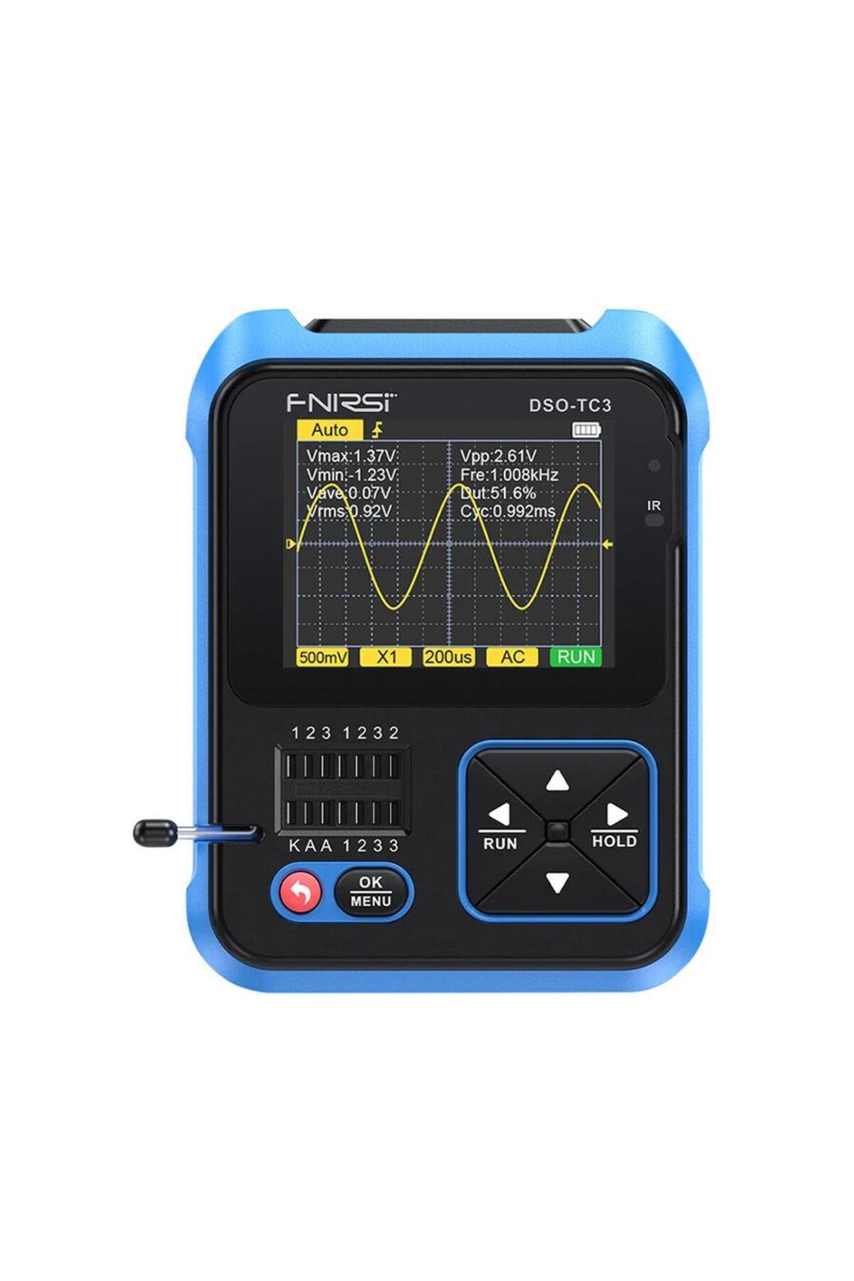 DSO-TC3 El Tipi Dijital Osiloskop Transistör Test Cihazı Fonksiyon Sinyal Jeneratörü