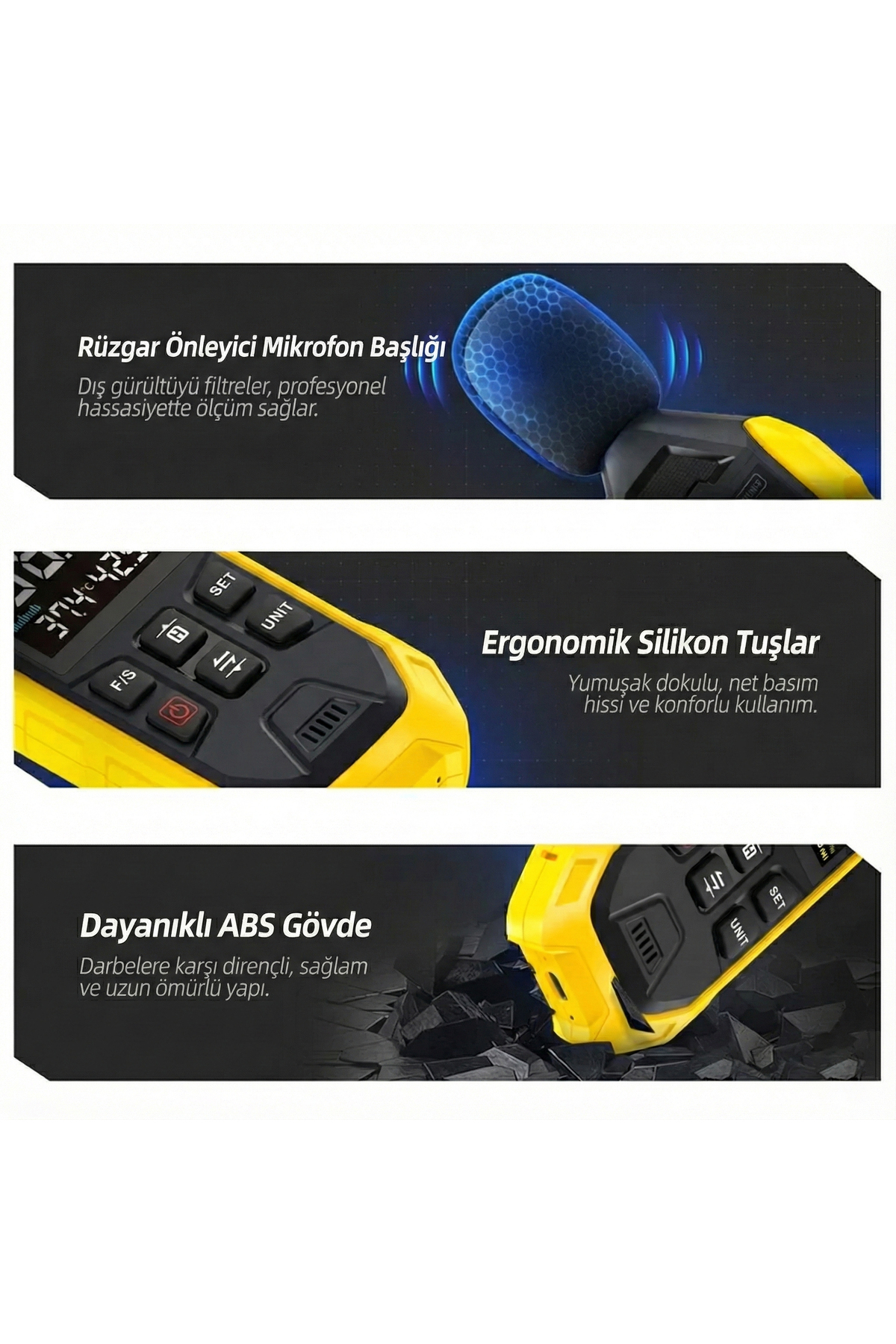 FDM-01 Dijital Gürültü Desibel Ölçer