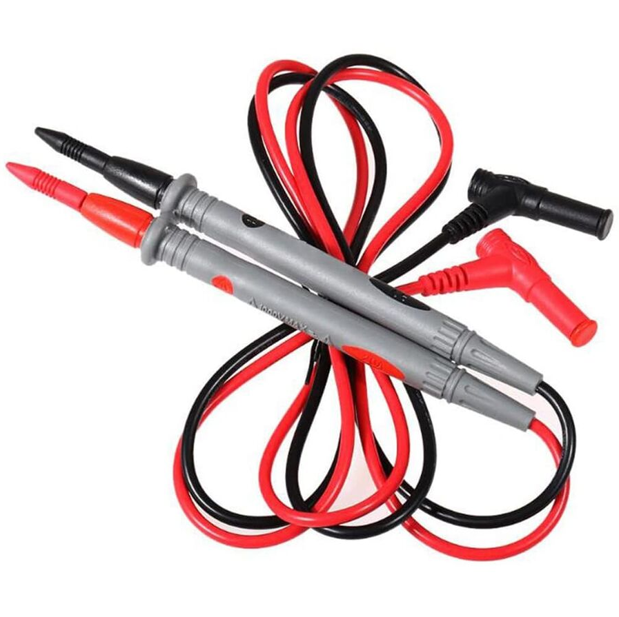 FNIRSI P1502 İğne Uçlu Multimetre Prob ve Ölçüm Kablosu Seti (4mm Muz Fiş)