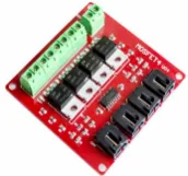 Four Channel 4 Route MOSFET Button IRF540 V4.0+ MOSFET Switch Module For Arduino