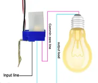 220V  Photo Control Photoswitch Sensor
