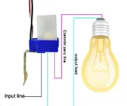 DC 12V  Photo Control Photoswitch Sensor