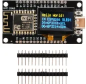 NodeMCU ESP8266 0.96 Inch OLED Wifi Geliştirme Modülü Micro USB