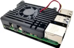 Raspberry Pi 5 Tek Fanlı Alüminyum Kasa
