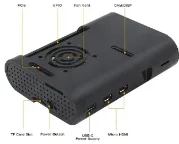 LT-5BE Raspberry Pi 5 Muhafaza Kutusu - Fanlı