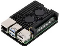 Raspberry Pi 5 Çift Fanlı Alüminyum Kasa