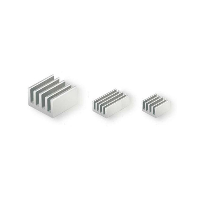 RASPBERRY Pİ 2/3/B+/A+/B 3-PİECE COOLER SET SİLVER