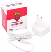Raspberry Pi 4 Lisanslı Güç Adaptörü 5V 3A USB-C Beyaz