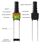 Digiltal Smart Sensor Moisture Meter AR991(tahıl nem ölçer)