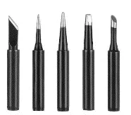 900M-T 5-Piece Soldering Iron Tip Set - Black