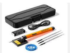 ŞARJLI HAVYA KALEMİ SETİ USB KUTULU (TURUNCU)