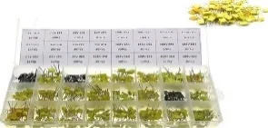 460PCS NF/mF Polyester Capacitor Set Box Type In Transparent Box With 24 Different Values