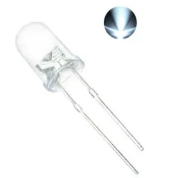 Flaşör LED White 5mm