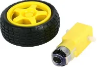 Motor ve Tekerlek Seti 6V 250Rpm