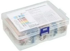 Resistance Set 1/4W Metal Film 1% 20pcs 2600pcs In 130 Kinds Of Transparent Box