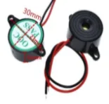 3-24V Circuit 40mm Ear Buzzer - Black