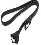 40 cm Sata Data Cable - 90 Degree - Metal Clip