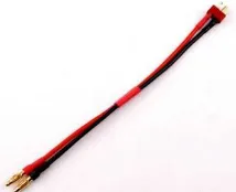16AWG Banana - T Plug Erkek Dönüştürücü Kablo - 21 cm
