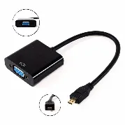DVI-D (24+1) To Vga Aktif Dönüştürücü Adaptör Kablo Siyah DVI-D Erkek VGA Dişi