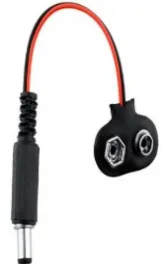 9V Power Cable Jack Battery Head