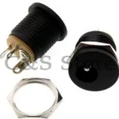 DC-022 with nut female DC power jacklenght:15cm 5.5X2.1