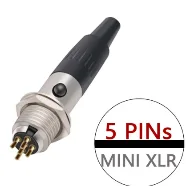 Mini XLR Connector 5PlN